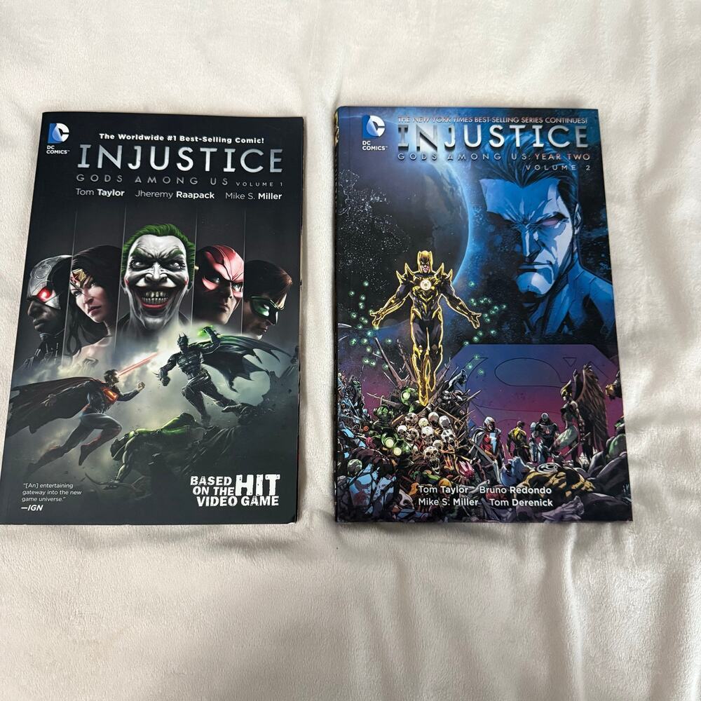 Injustice Gods Among Us Volume 1 and 2